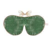 Velvet Lined Lavender Sleep Mask Jade Silk Velvet - Holistic Silk